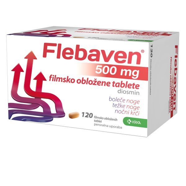 Flebaven 500 mg, 120 tablet