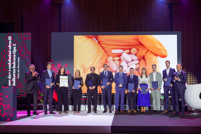 Krka receives gold and silver innovation awards