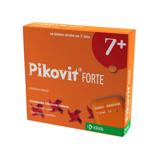 Pikovit forte 7+, 30 obloženih tablet